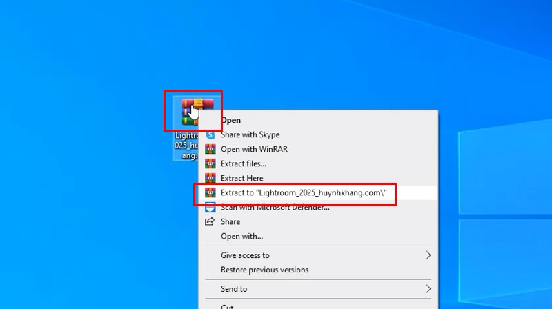 Lightroom 2025: Link Tải Nhanh, Có Video Cài Đặt 10 Giải nén phần mềm Lightroom 2025