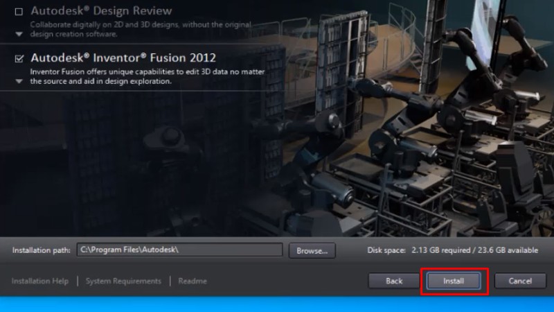 Tải Autocad 2012: Video hướng dẫn cài đặt dễ 15 Bấm Install