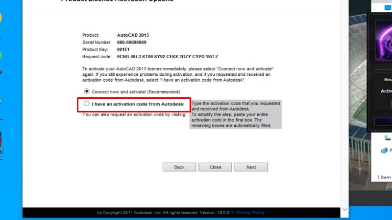 Tải AutoCad 2013: Hướng Dẫn Cài Đặt Chi Tiết Nè 31 Tích vào ô I have an activation....