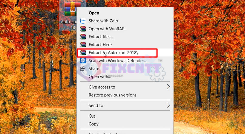 cài Autocad 2018