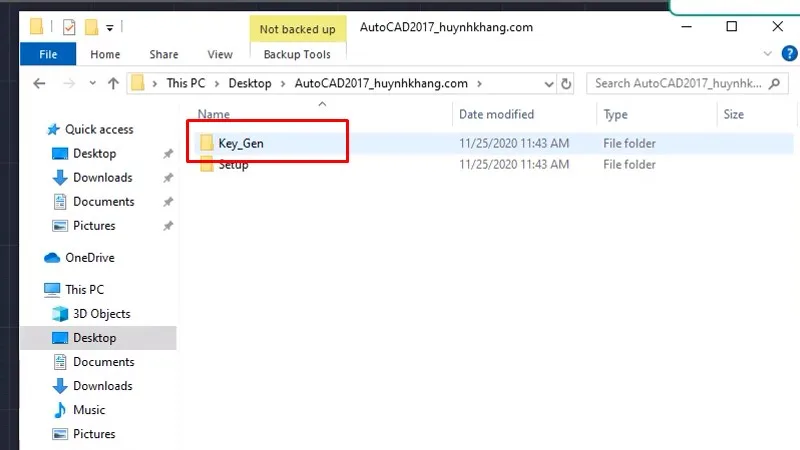Tải AutoCad 2017 Và Hướng Dẫn Setup Chi Tiết 24 Vào thư mục Key_Gen