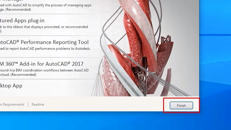Tải AutoCad 2017 Và Hướng Dẫn Setup Chi Tiết 17 Bấm Finish