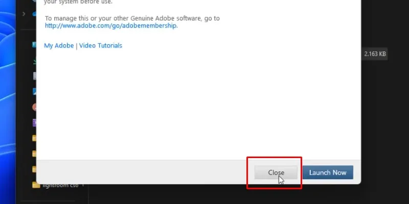 Adobe Audition CS6 Hướng Dẫn Cài Đặt Chi Tiết 17 Bấm Close